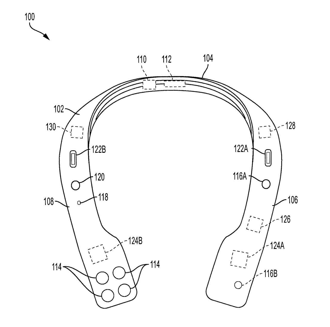 Wearable system for providing walking directions drawing