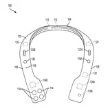 Wearable system for providing walking directions drawing